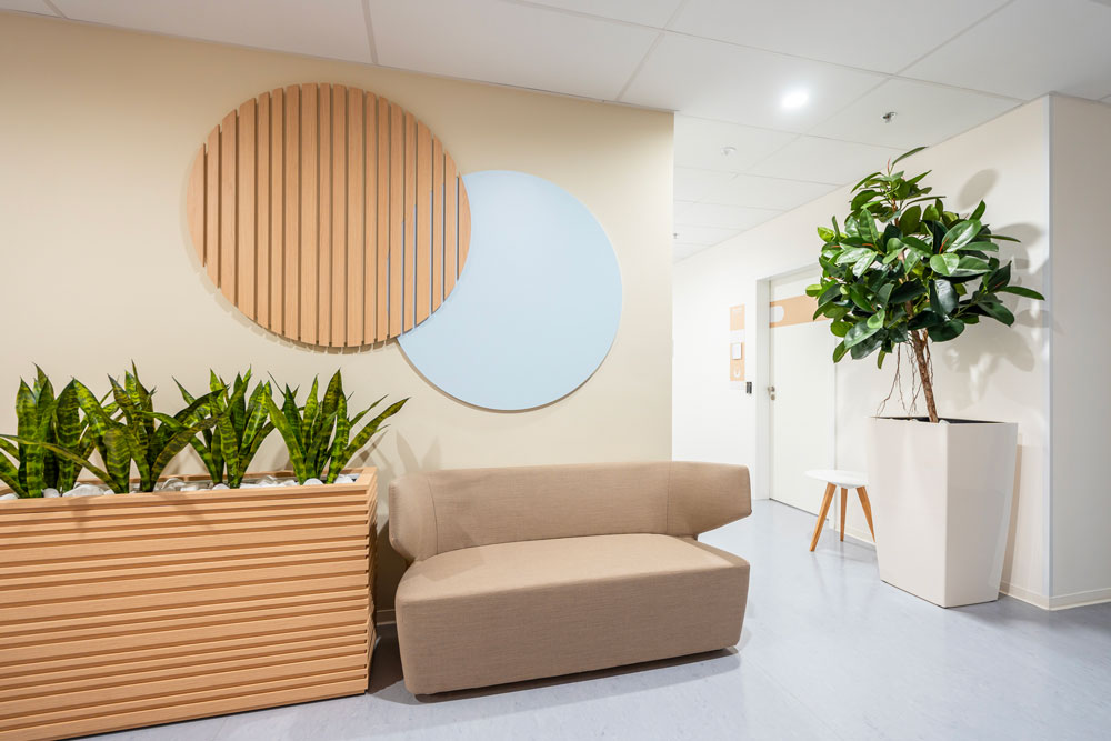 Vstup do ambulance Andrologické kliniky