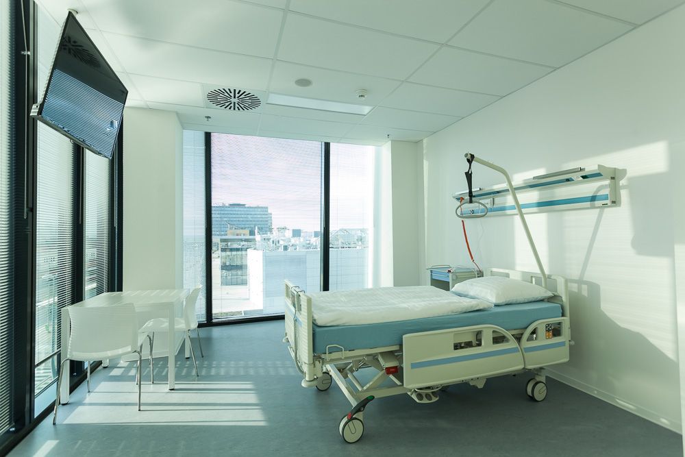 Pacientský pokoj klinického centra Iscare